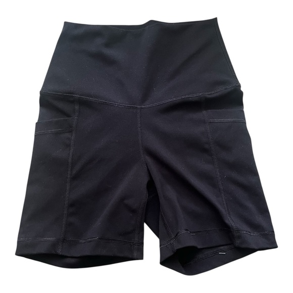 Yogalicious Pants - Yogalicious Black Bike Shorts High-Waisted Performance XS  polyester spandex